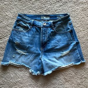 Super High Rise Jean Shorts